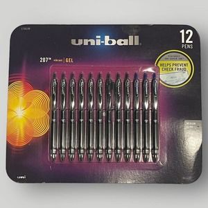 Uni-Ball 12-Pack Gel Pens 207 Black